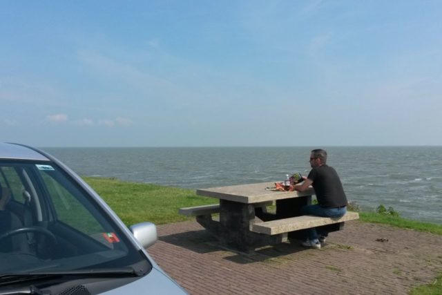 Rastplatz Breezanddijk Abschlussdeich Ijsselmeer