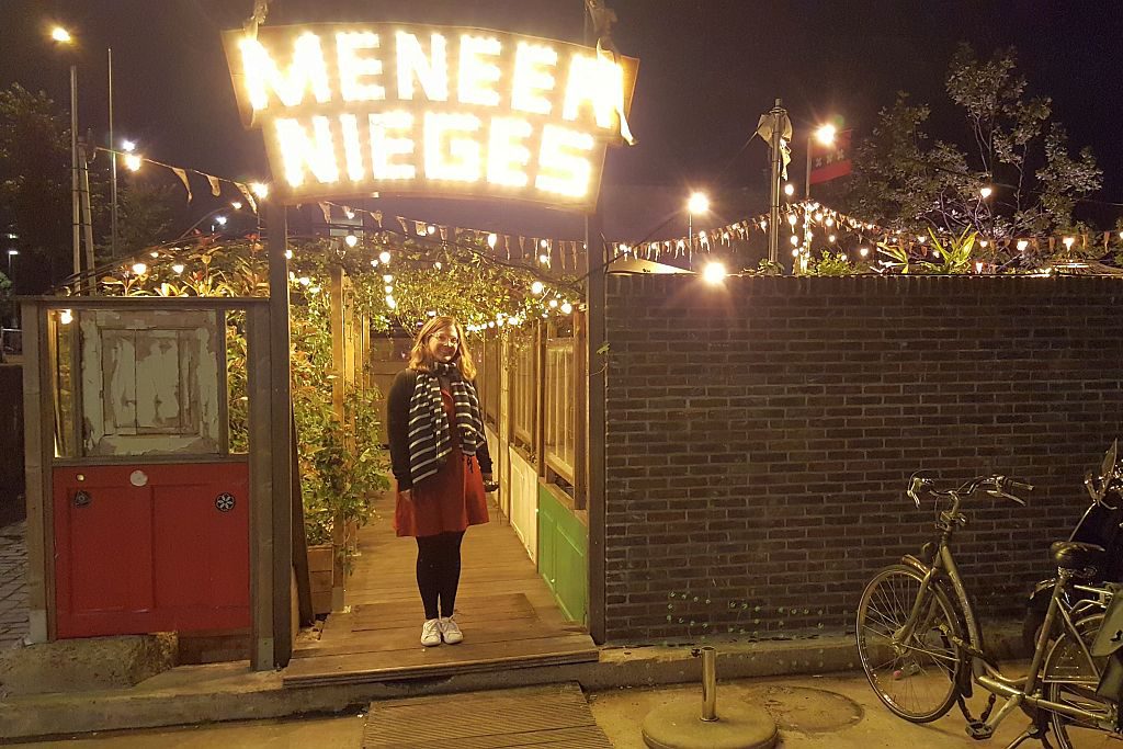 Amsterdam Meneer Nieges Schriftzug Stefanie