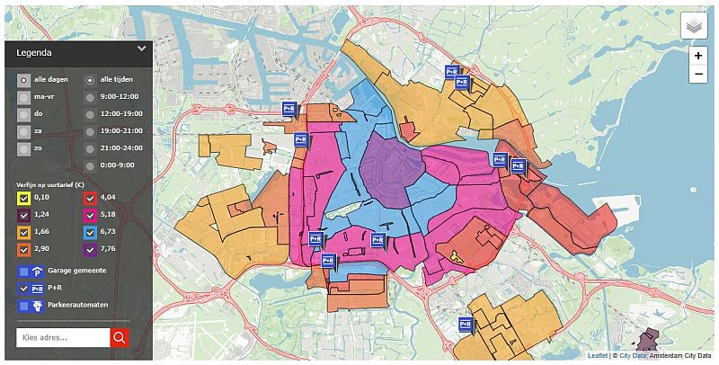 Wo kostenlos parken in Amsterdam