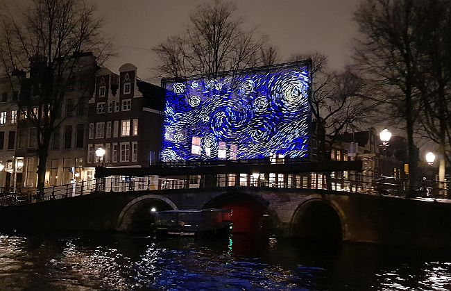 Van Gogh Bild Amsterdam Light Festival 2018 2019