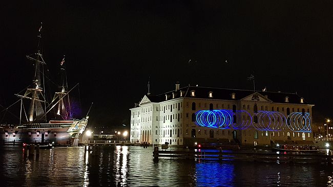 Lichtfestival Amsterdam 2019 2020 Schiffahrtsmuseum