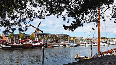 Hellevoetsluis Hafen Windmühle Windmühle Hafen Hellevoetsluis
