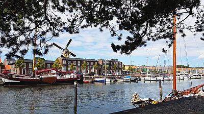 Windmühle Hafen Hellevoetsluis