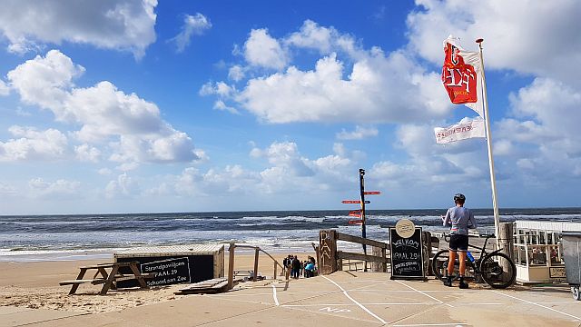 Blick aufs Meer Strand Schoorl