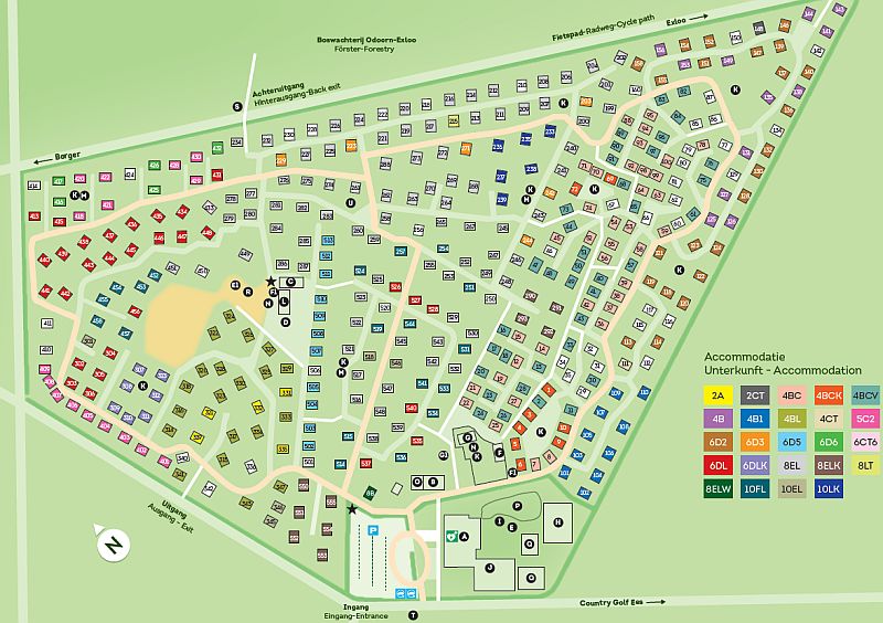 Landal Van Bartje Parkplan